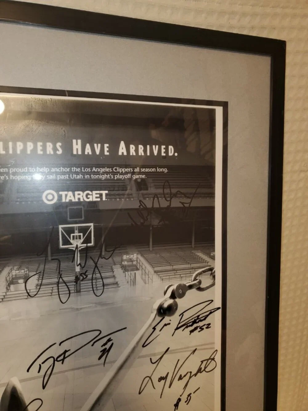 VTG 1997 LA CLIPPERS Playoffs 13 Player Signed Autographed Poster Vs Utah - RARE - Picture 3 of 9